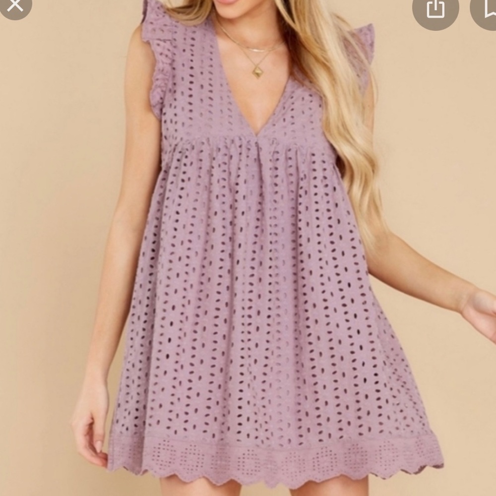 Mustard Seed Eyelet Romper